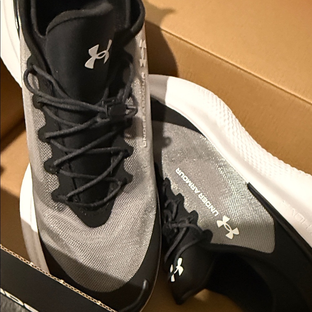 Under Armour women's Black and White Athletic Shoes